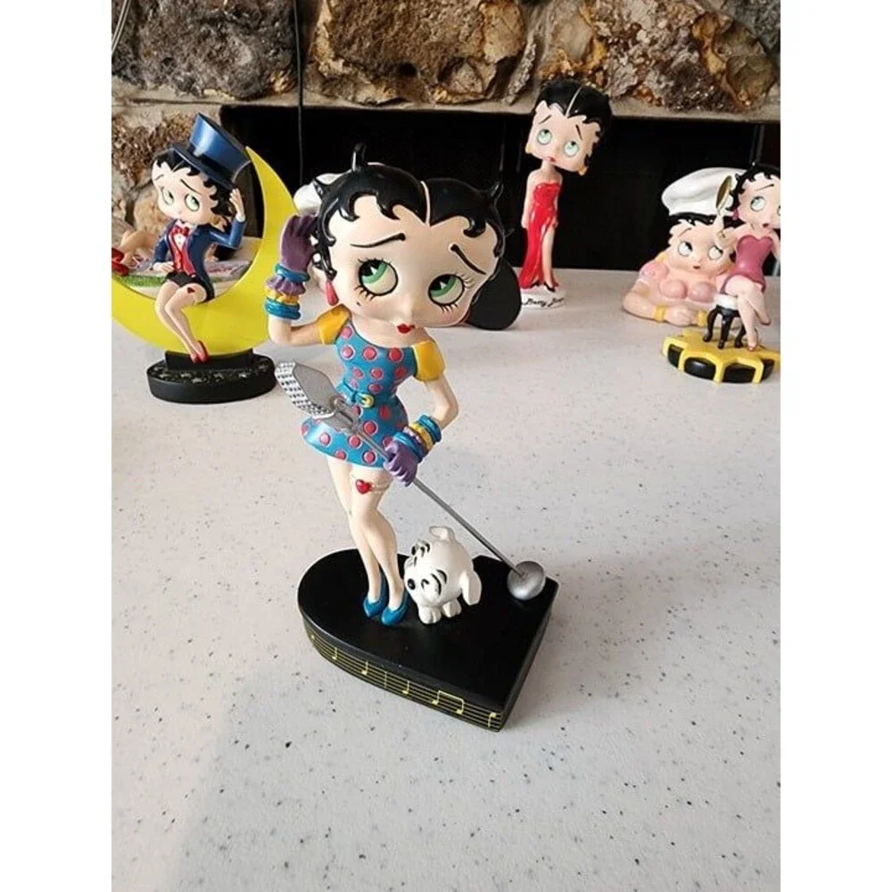 Betty Boop & Pudgy Danbury Mint Statue Figurine 7